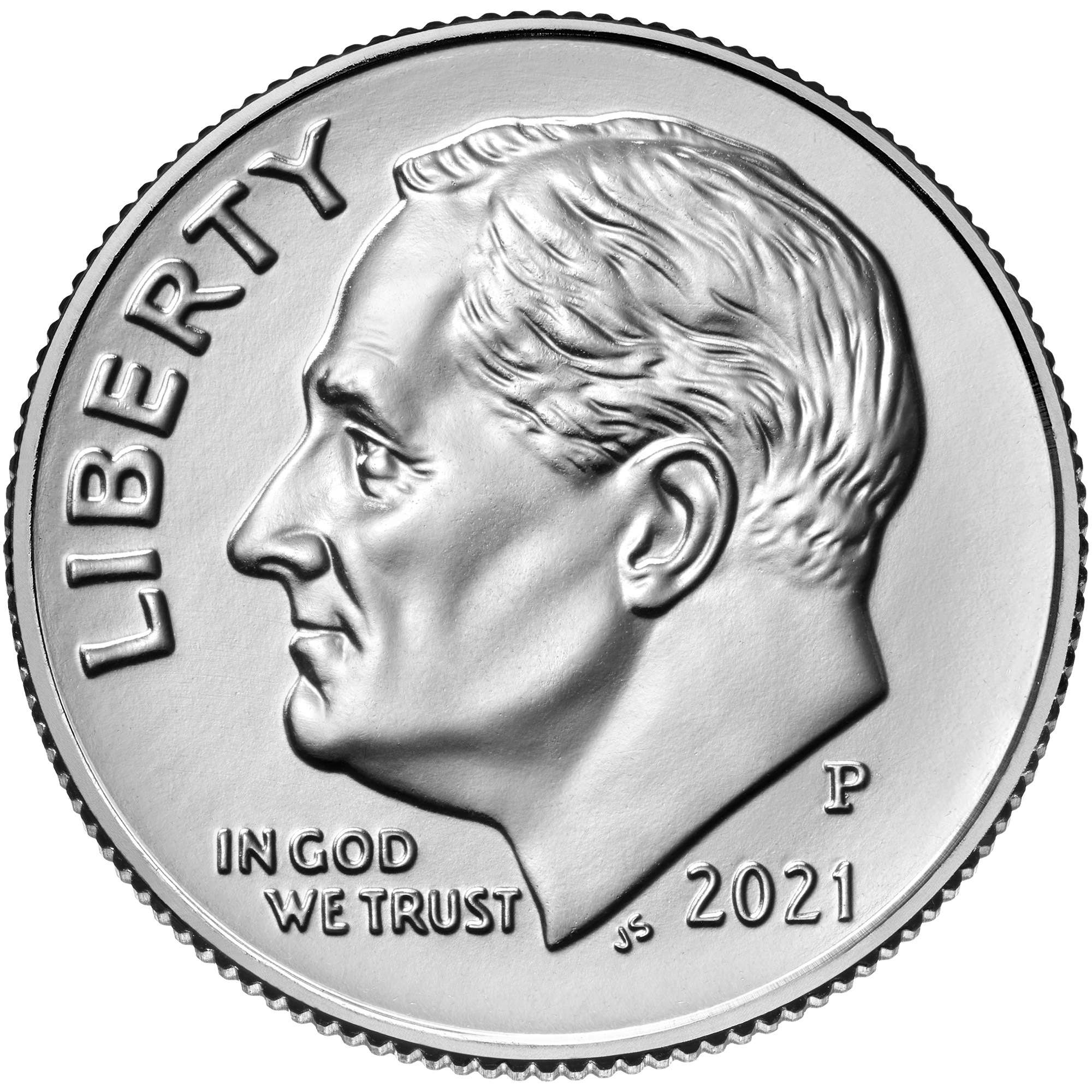 Picture of a U.S. dime.