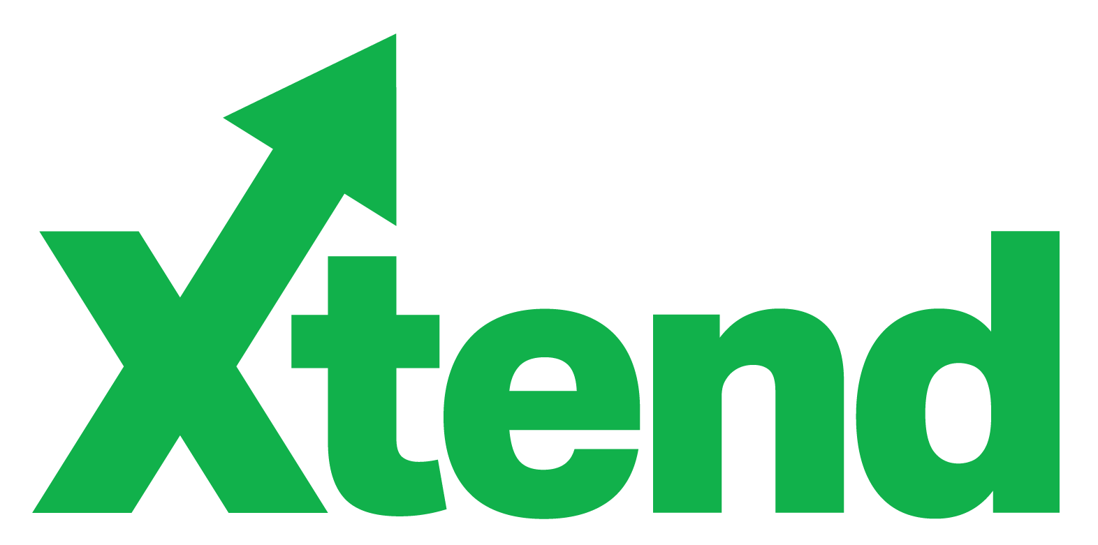 Green logo stating the word Xtend, the name of a network of ATMS used by credit unions.