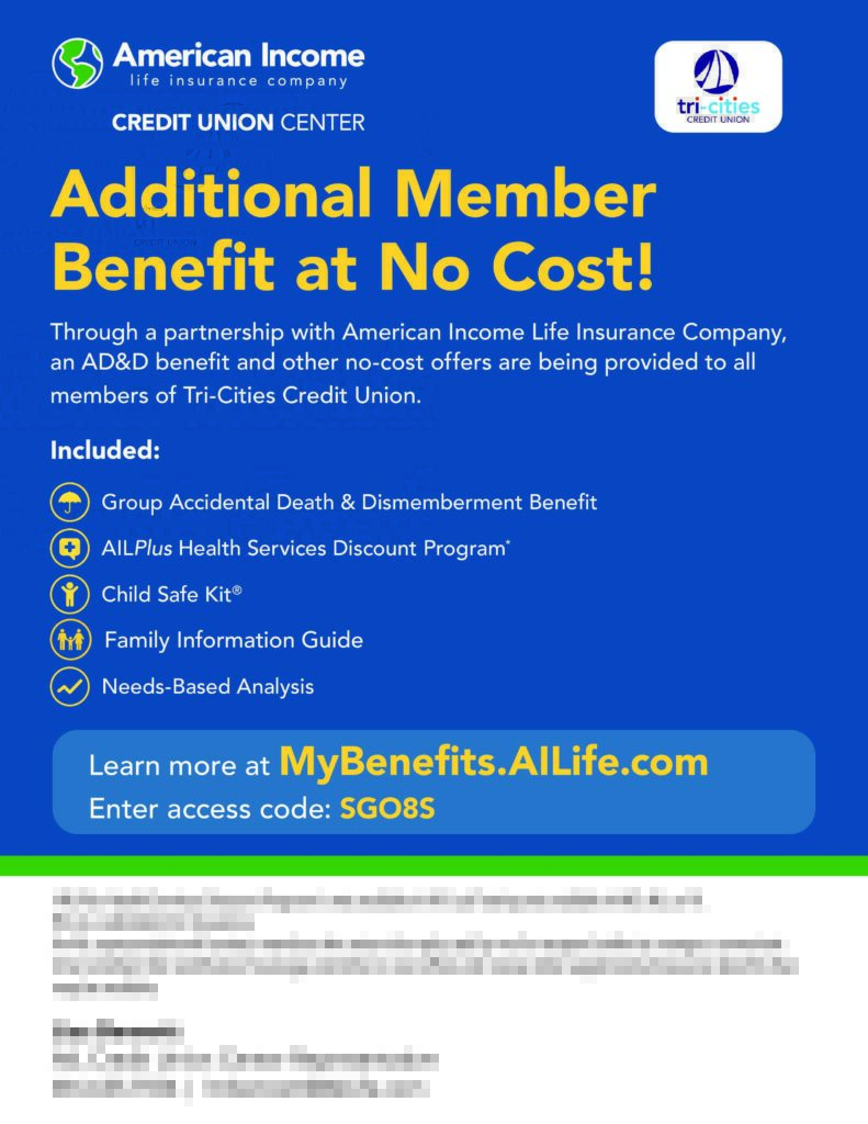 An advertisement for mybenefits.ailife.com.