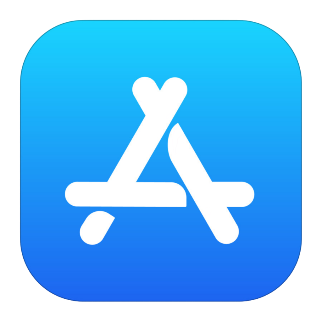 Logo for Apple App Store.