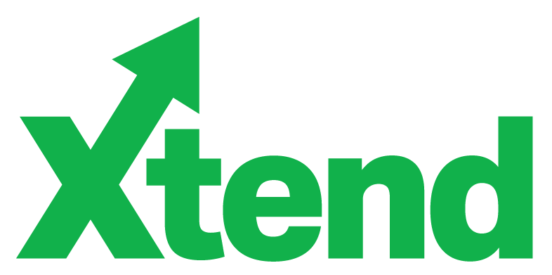 xtend-logo Green Xtend Logo on white background.